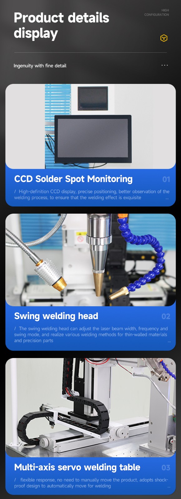 Fiber continuous laser welding machine product details