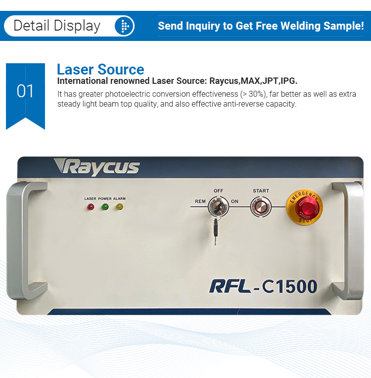 Handheld laser welding machine product details 1